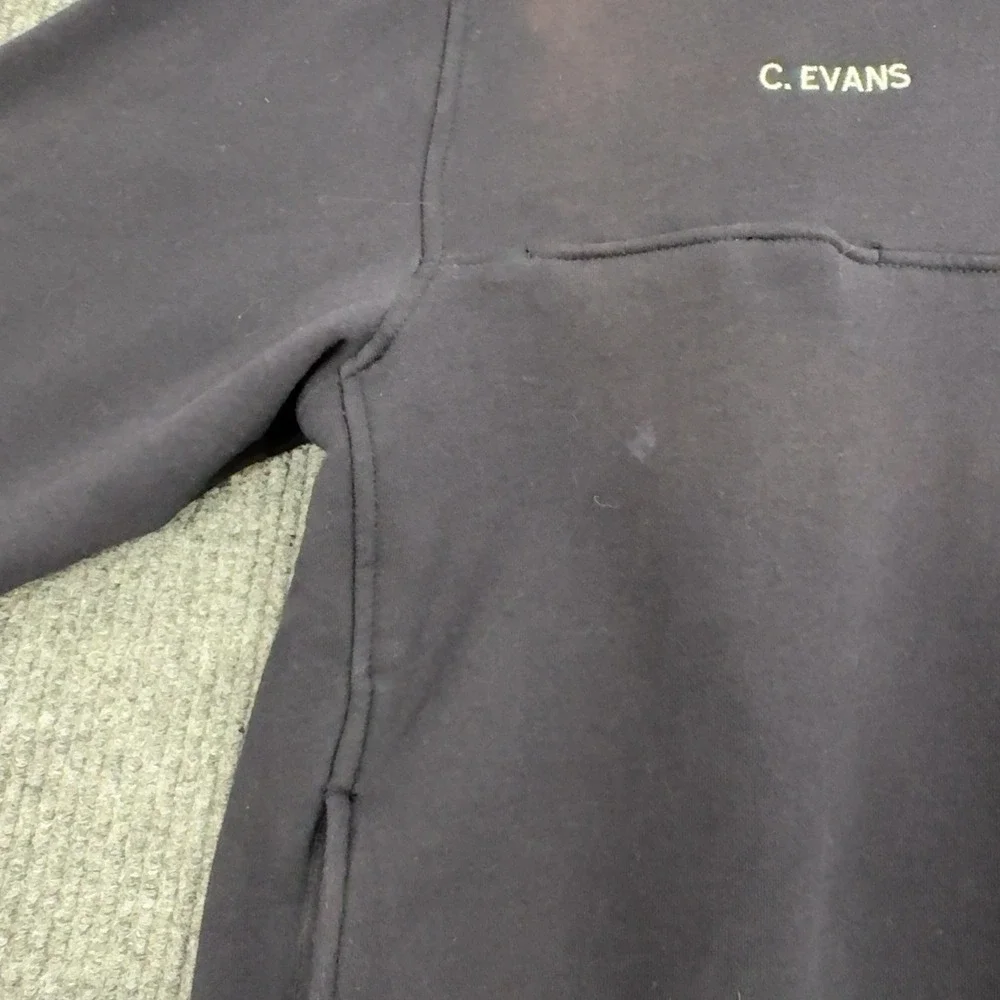 Blaine Hill Fire Dept Pullover Mens XL‎ Navy Blue Quarter Zip Workwear Style